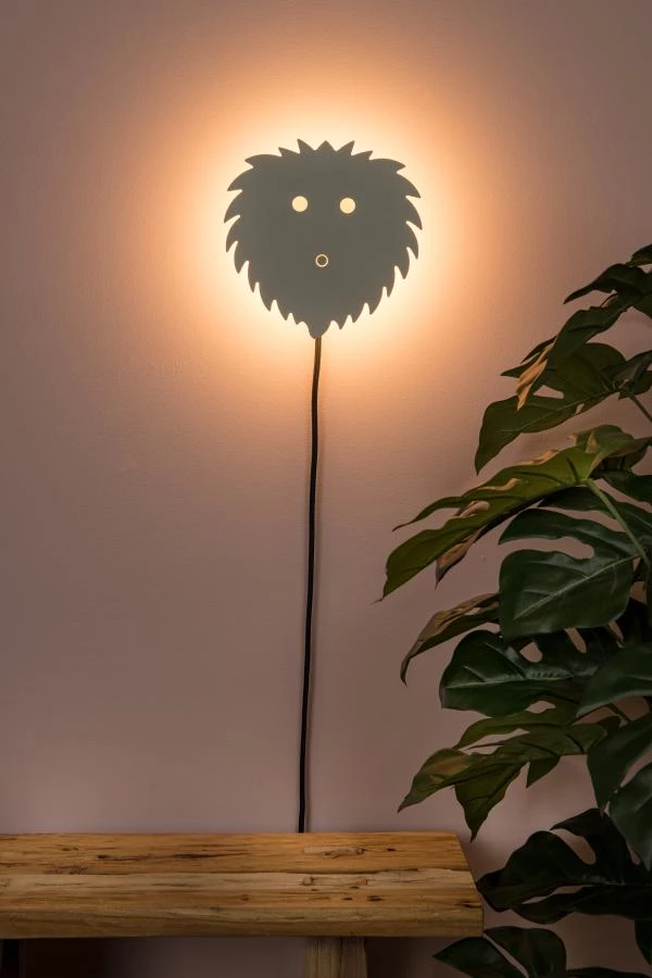 Lucide CHARLIE - Applique murale Chambres d'enfant - LED Dim. - 1x7W 2700K - Crème - ambiance 1